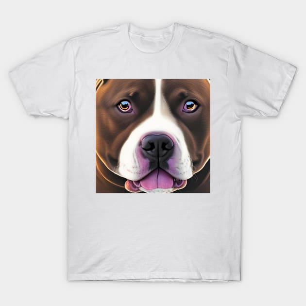 Staffordshire Bull Terrier T-Shirt by BlakCircleGirl